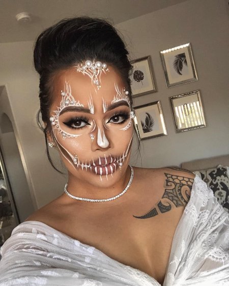 Макияжа на хэллоуин