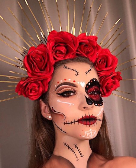 Макияжа на хэллоуин