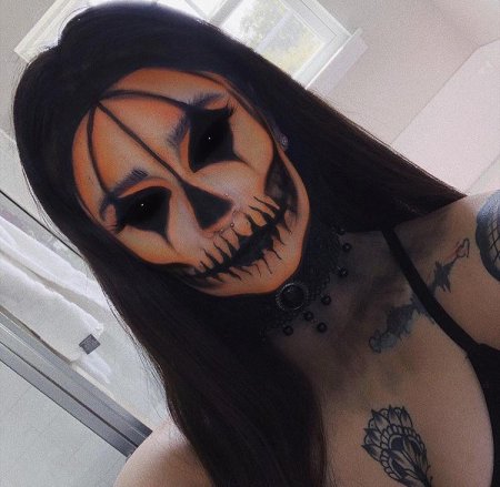 Макияж хэллоуин