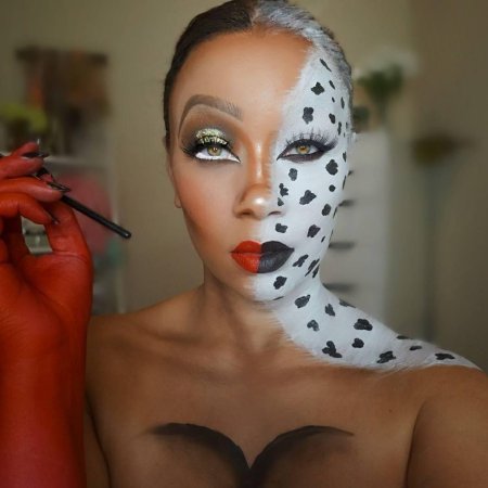 Макияжа на хэллоуин