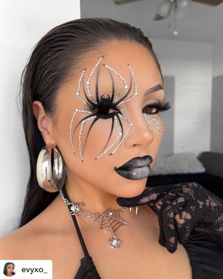 Макияжа на хэллоуин