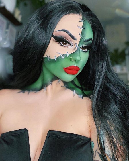 Макияж хэллоуин