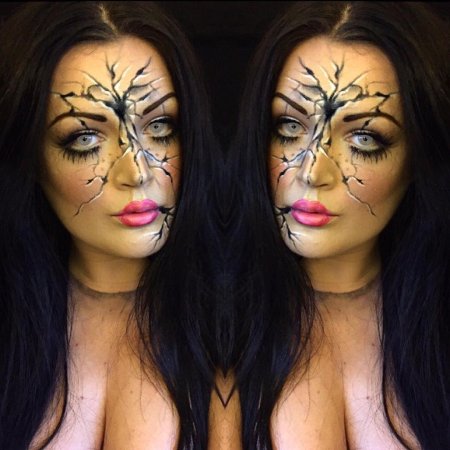 Макияжа на хэллоуин