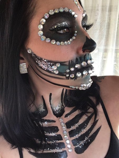 Макияж хэллоуин