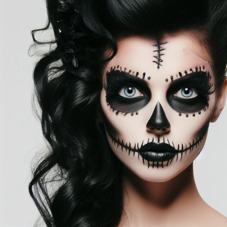 Макияж для хэллоуина легкий