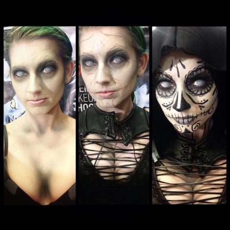 Красивый макияж на хэллоуин