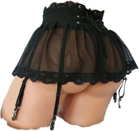 Юбка с подвязками