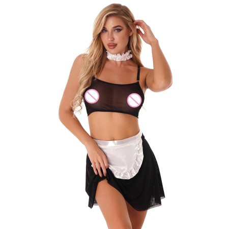 Сексуальный костюм горничной для ролевых игр