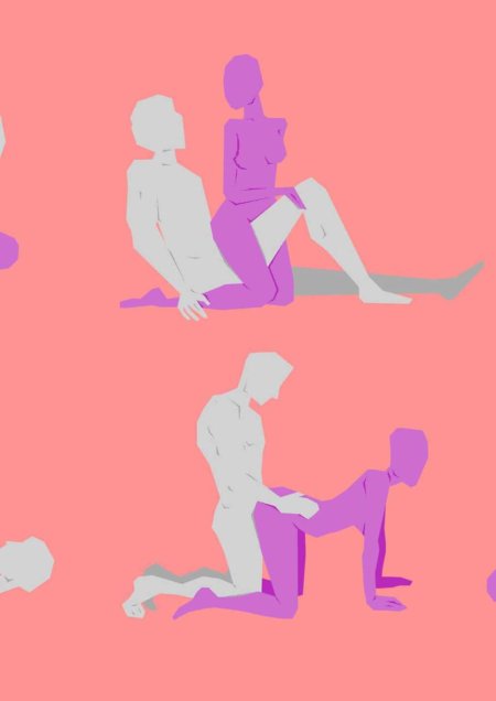 Правильная поза догги стайл