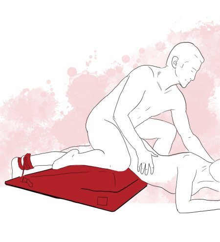 Позы для секса с подушкой