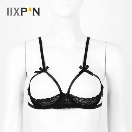 Эротический бюстгальтер с открытыми сосками