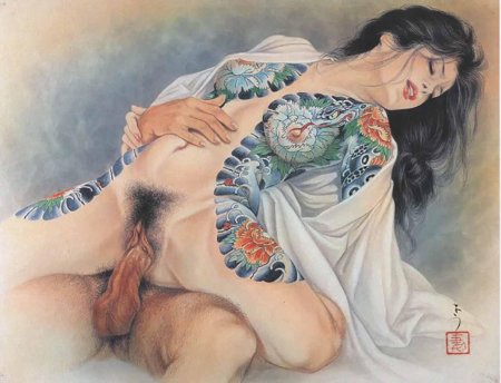 Японский художник одзума канаме шибари