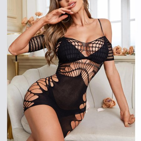 Эротическое платье в сеточку