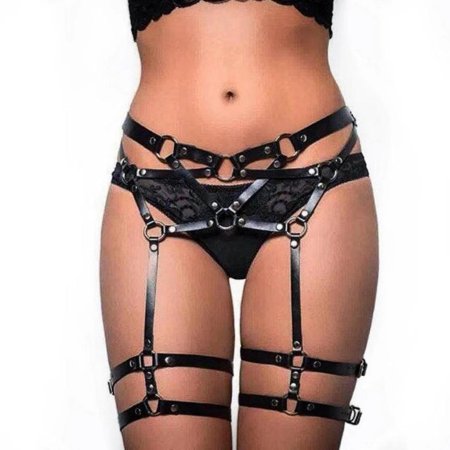 Кожаная портупея гартеры