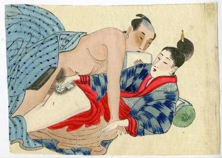 Японская эротическая гравюра сюнга