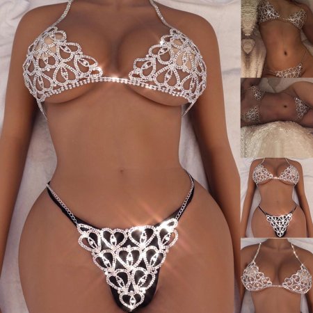 Нижнее белье со стразами