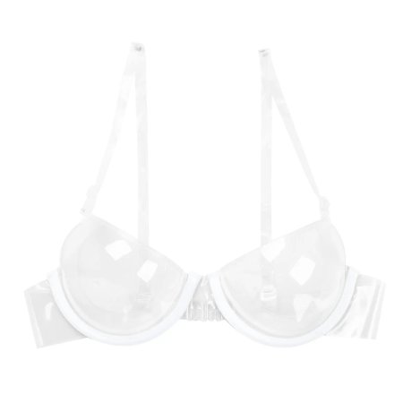 Прозрачный пластиковый лифчик