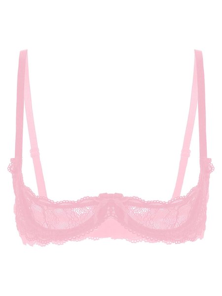 Бюстгальтер кружевной прозрачный без человека