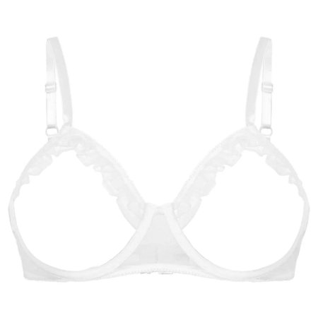 Бюстгальтер сетка прозрачный на косточке