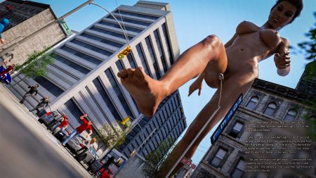 Девушка великан разделась