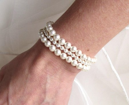 Браслет из натурального жемчуга