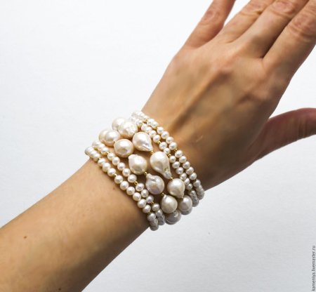 Дольче габбана браслет с жемчугом