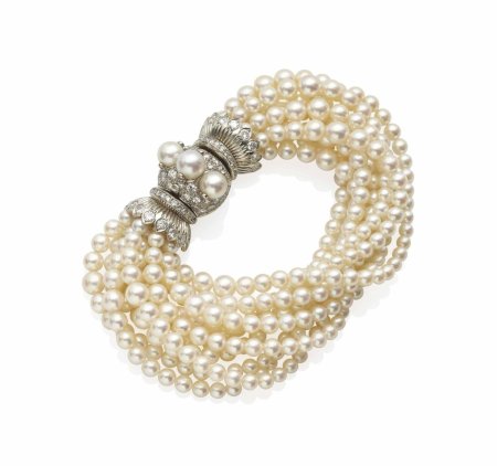 Браслет из жемчуга картье