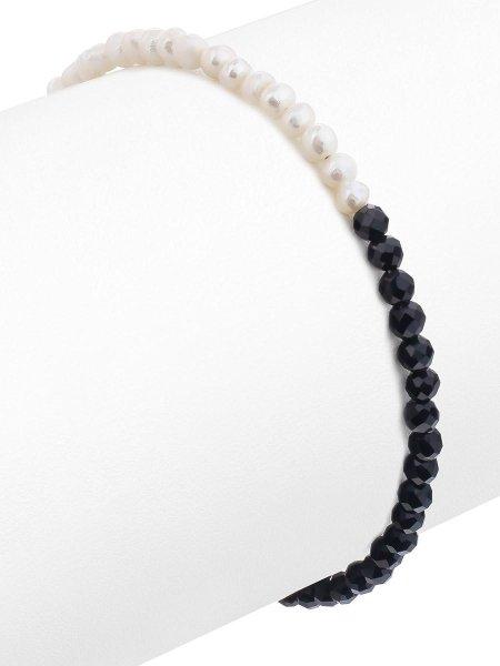 Браслет из жемчуга и шпинели
