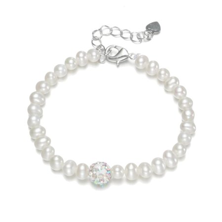 Браслет из белого жемчуга
