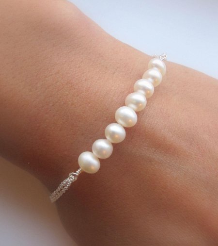 Браслет из жемчуга натурального