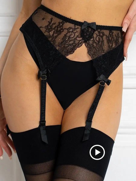 Пояс для чулок черный