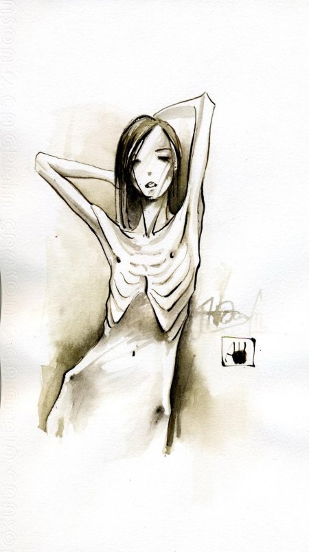 Анорексия рисунки