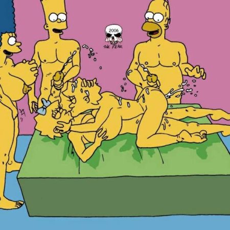 Симпсоны на диване