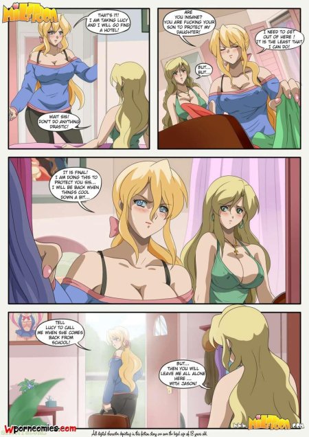 Milftoon приключения мамочки