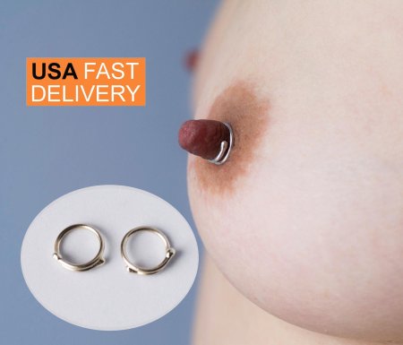 Пирсинг сосков кольца