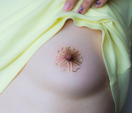 Non пирсинг сосок кольцо