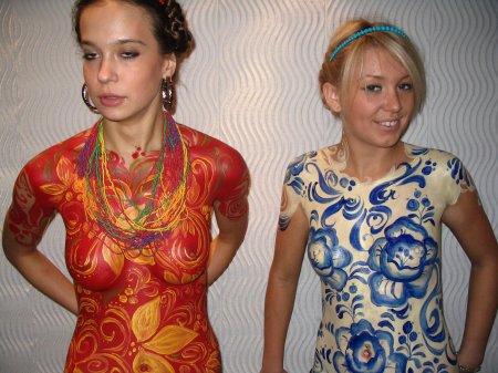 Девушки бодиарт