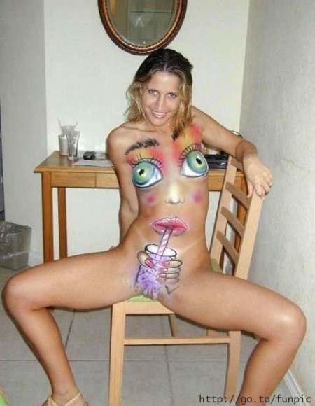 Бодиарт интимной зоны