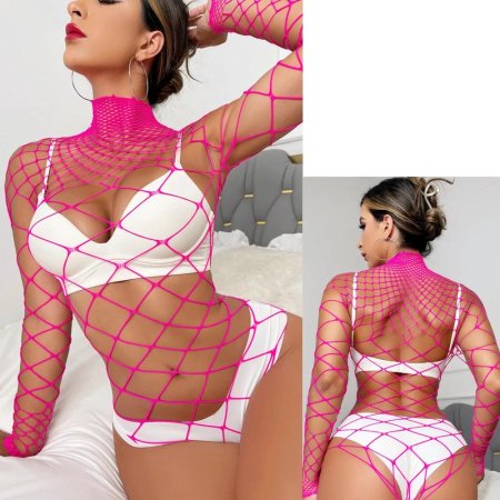 Сетчатый костюм для женщин с дырками