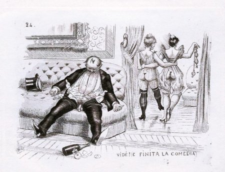 Старинные эротические карикатуры