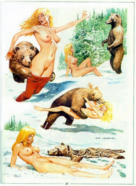 Картина охота на медведя