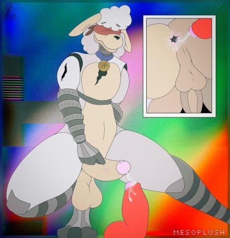 Волк аниматроник