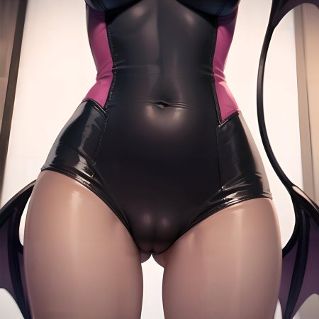 Тянка в латексе