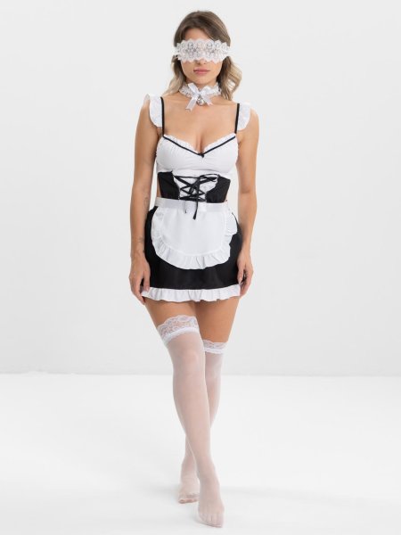 Эротический костюм горничной для ролевых игр