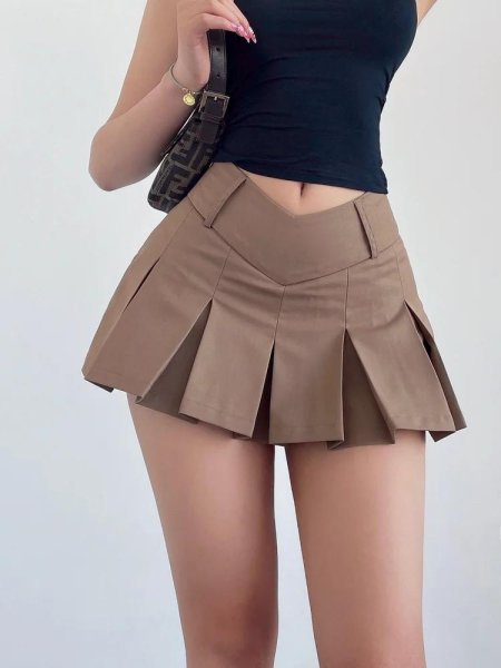 Юбка мини плиссированная