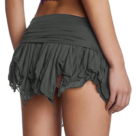 Юбка с рюшами