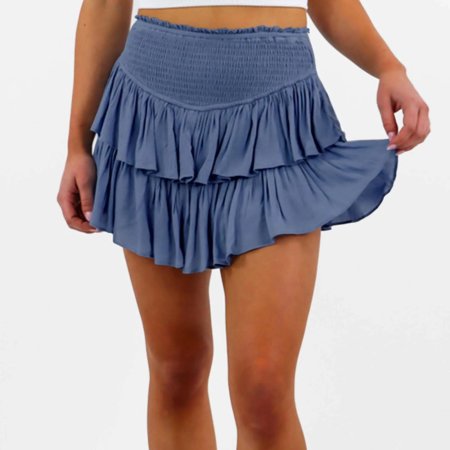 Юбка с оборками