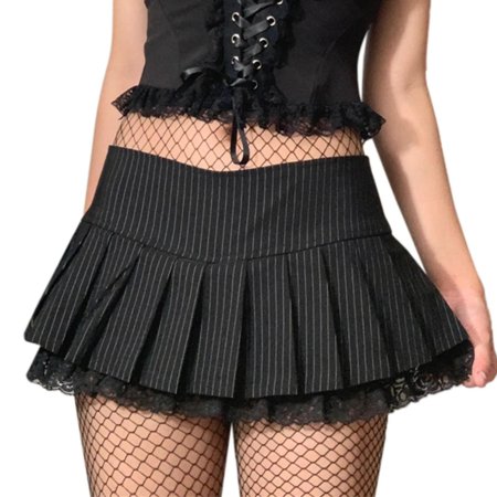 Плиссированная мини юбка