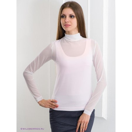 Прозрачная женская водолазка