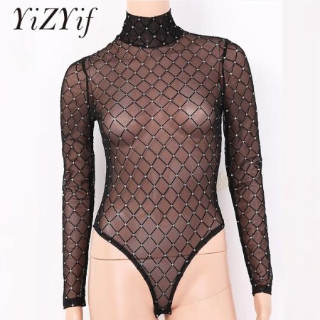 Боди прозрачное сетчатое